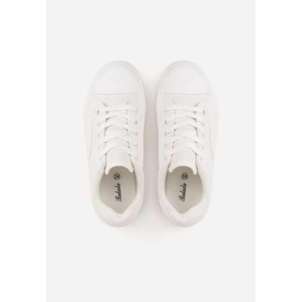 Białe sneakersy damskie na platformie VICES