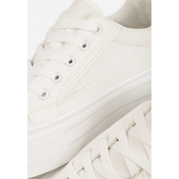 Białe sneakersy damskie na platformie VICES