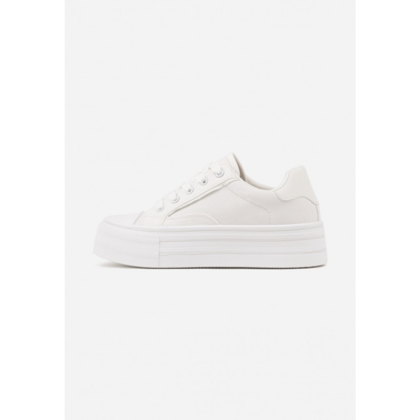 Białe sneakersy damskie na platformie VICES